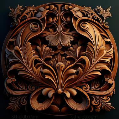 3D model st ornate (STL)